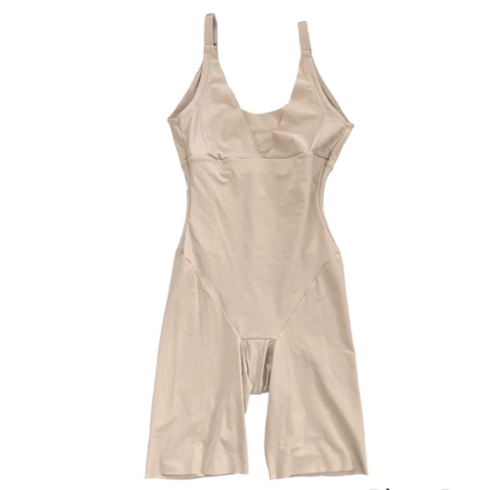 Maidenform Shapewear Bodysuit Adjustable V-Neck Firm Control Nude Size Small - Picture 5 of 14